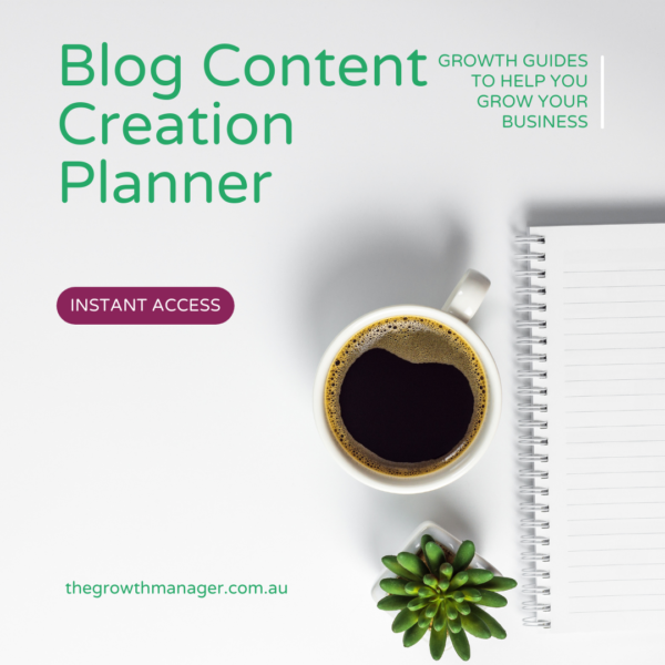Blog Content Creation Planner