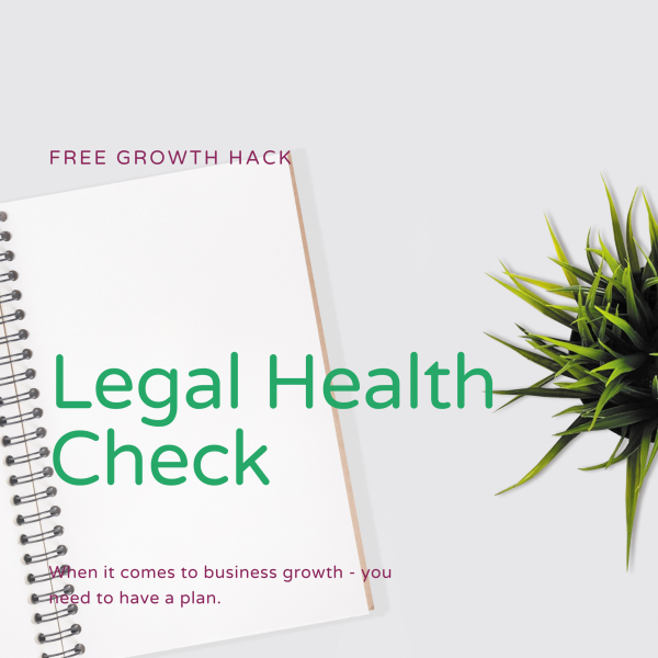 Legal Health Check by The Growth Manager and Law by Design