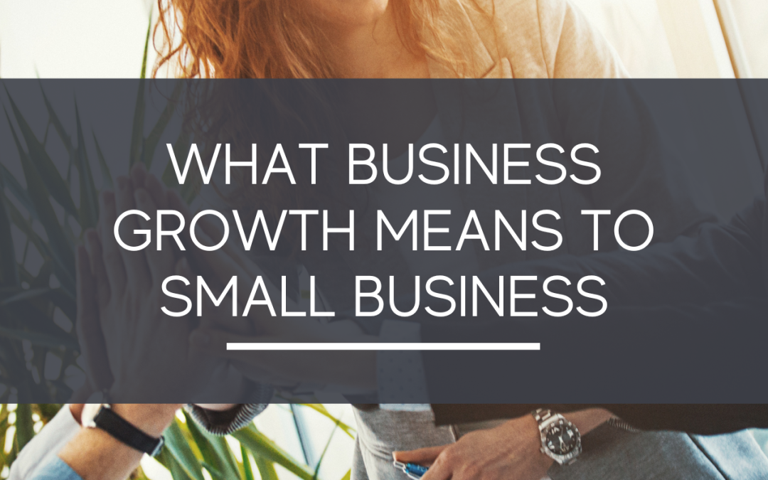 What Business Growth Means to Small Business