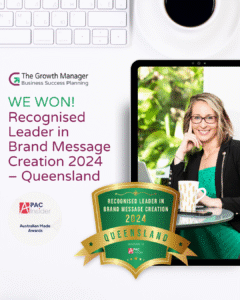 The Growth Manager - Recognised Leader in Brand Message Creation 2024 – Queensland 2