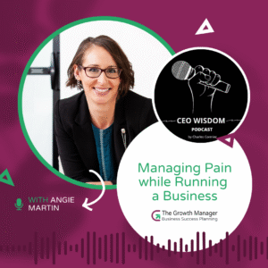 managing pain while running businesses with angie martin