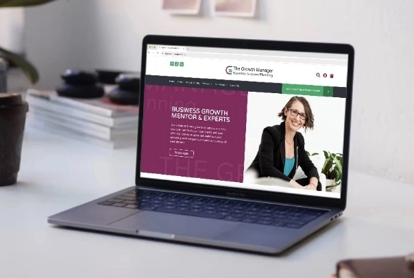 website with a text reading Business Growth Mentor & Experts